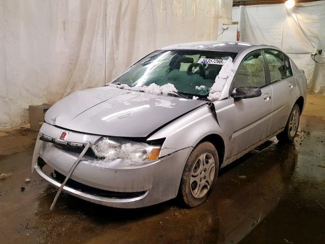 1G8AJ52F23Z134261 - 2003 SATURN ION LEVEL SILVER photo 2