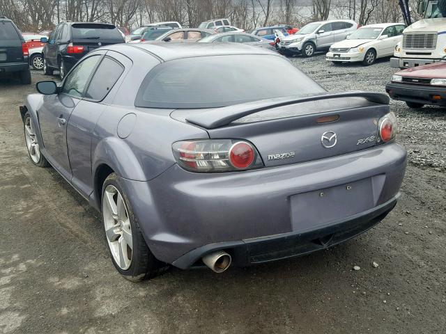 JM1FE17N850148858 - 2005 MAZDA RX8 GRAY photo 3