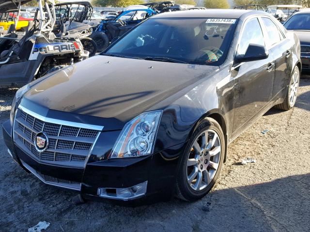 1G6DV57V580182925 - 2008 CADILLAC CTS HI FEA BLACK photo 2