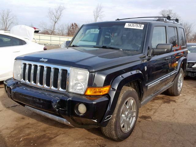 1J8HG58237C580797 - 2007 JEEP COMMANDER BLACK photo 2