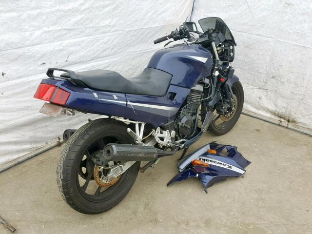 JKAEXMF104DA03002 - 2004 KAWASAKI EX250 F BLUE photo 4