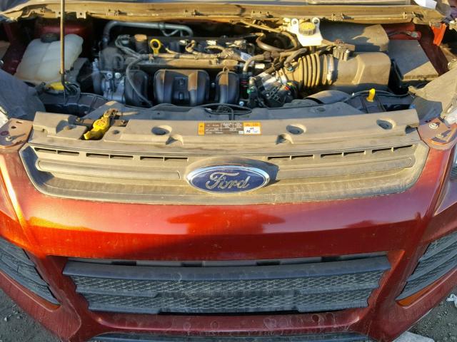 1FMCU0F71GUB24217 - 2016 FORD ESCAPE S BURGUNDY photo 7