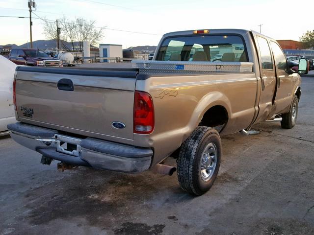 1FTNW21P74EA58613 - 2004 FORD F250 SUPER TAN photo 4