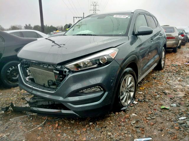 KM8J3CA44JU638501 - 2018 HYUNDAI TUCSON LIM GRAY photo 2