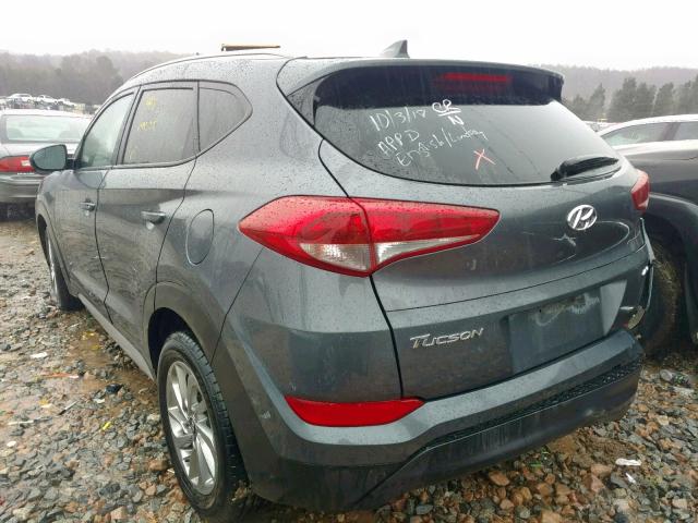 KM8J3CA44JU638501 - 2018 HYUNDAI TUCSON LIM GRAY photo 3