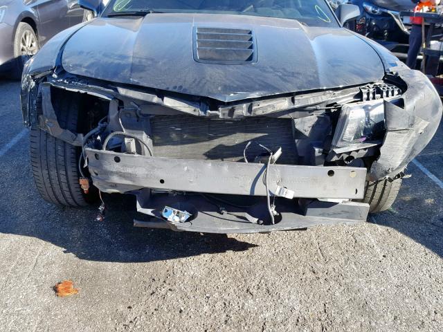 2G1FJ1EJXE9234862 - 2014 CHEVROLET CAMARO SS GRAY photo 9