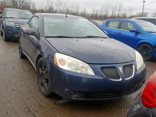 1G2ZH361884296850 - 2008 PONTIAC G6 GT BLUE photo 1