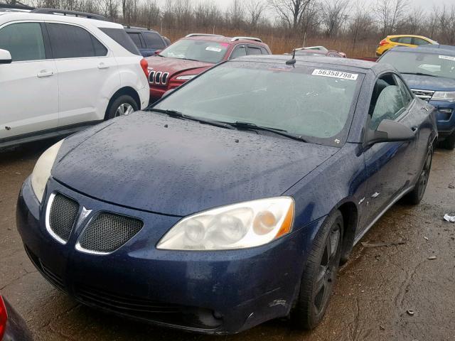 1G2ZH361884296850 - 2008 PONTIAC G6 GT BLUE photo 2