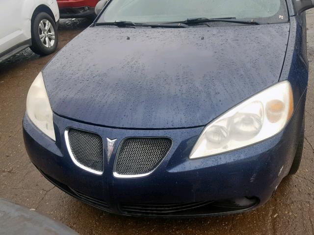 1G2ZH361884296850 - 2008 PONTIAC G6 GT BLUE photo 7