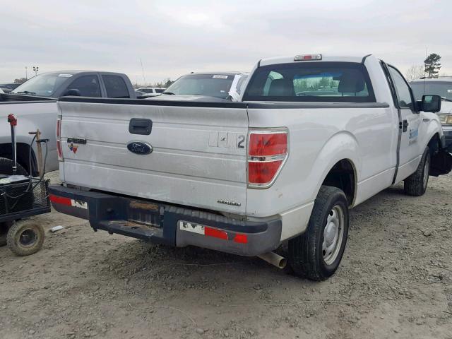 1FTMF1CM8CKD70271 - 2012 FORD F150 WHITE photo 4