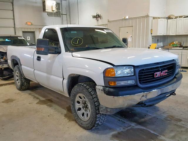 1GTEK14V4YE388554 - 2000 GMC NEW SIERRA WHITE photo 1