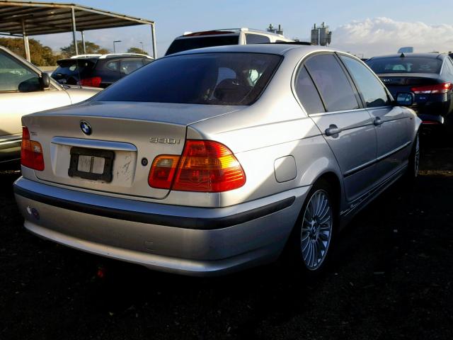 WBAEV53492KM23182 - 2002 BMW 330 I SILVER photo 4