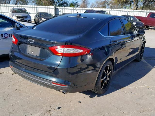 3FA6P0G79ER355447 - 2014 FORD FUSION S BLACK photo 4