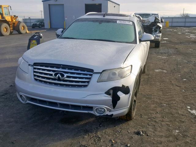 JNRBS08W64X405157 - 2004 INFINITI FX45 SILVER photo 4