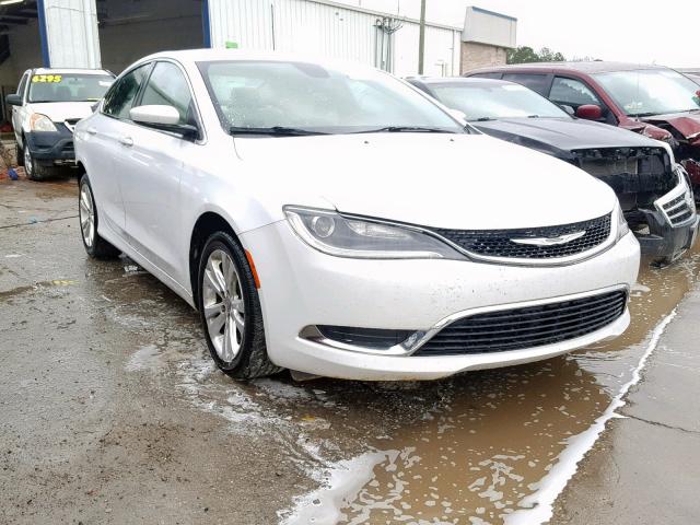 1C3CCCAB9FN726302 - 2015 CHRYSLER 200 LIMITE WHITE photo 1