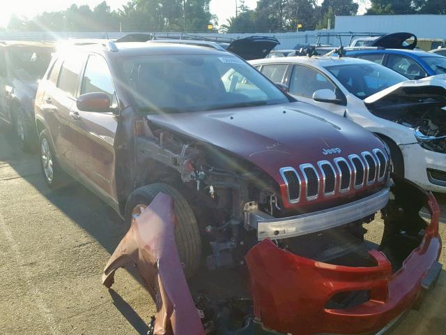 1C4PJMDS9FW599503 - 2015 JEEP CHEROKEE L RED photo 1