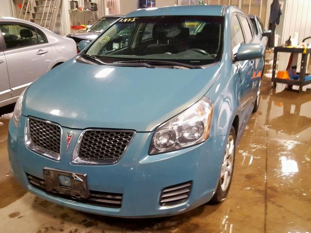 5Y2SP67039Z412046 - 2009 PONTIAC VIBE BLUE photo 2