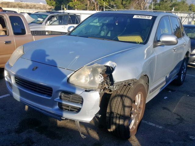 WP1AB29P56LA68049 - 2006 PORSCHE CAYENNE S BLUE photo 2