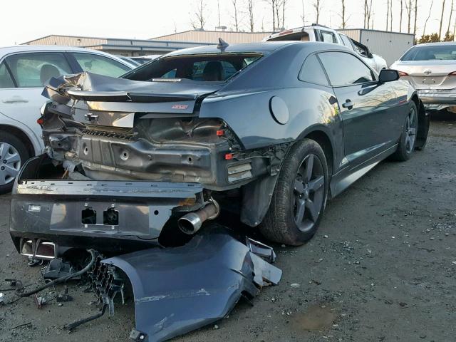 2G1FT1EW3A9177789 - 2010 CHEVROLET CAMARO SS GRAY photo 4