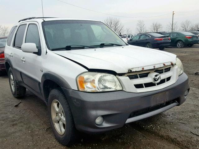 4F2CZ94115KM49337 - 2005 MAZDA TRIBUTE S WHITE photo 1