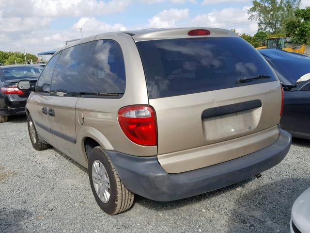 1D4GP25BX6B656139 - 2006 DODGE CARAVAN SE GOLD photo 3