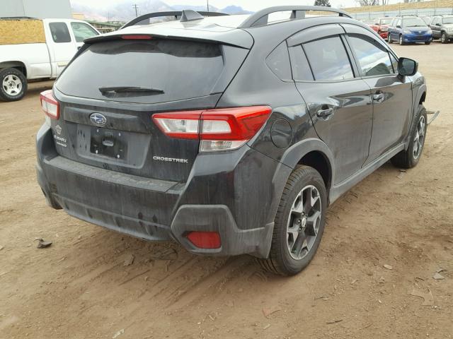 JF2GTABC3JH303104 - 2018 SUBARU CROSSTREK BLACK photo 4