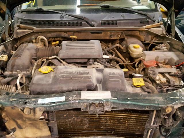 1B7GG2AN31S107839 - 2001 DODGE DAKOTA QUA GREEN photo 7