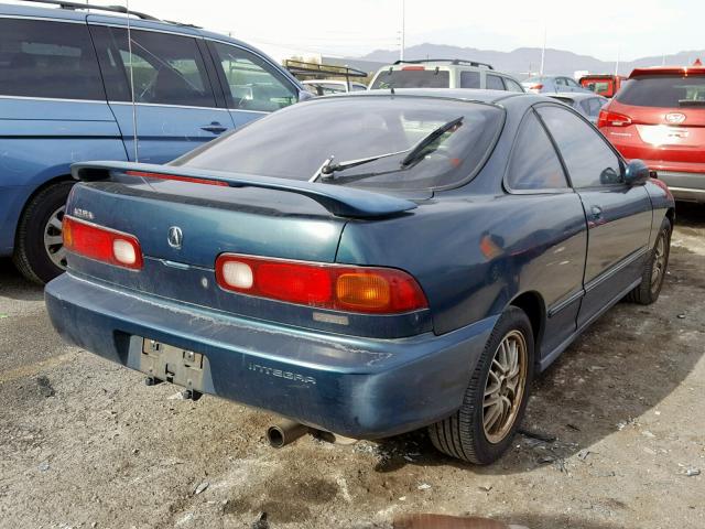 JH4DC2390VS003845 - 1997 ACURA INTEGRA GS GREEN photo 4