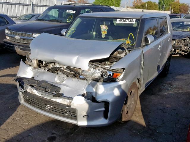JTLZE4FE4B1136295 - 2011 TOYOTA SCION XB SILVER photo 2