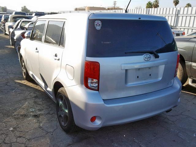 JTLZE4FE4B1136295 - 2011 TOYOTA SCION XB SILVER photo 3
