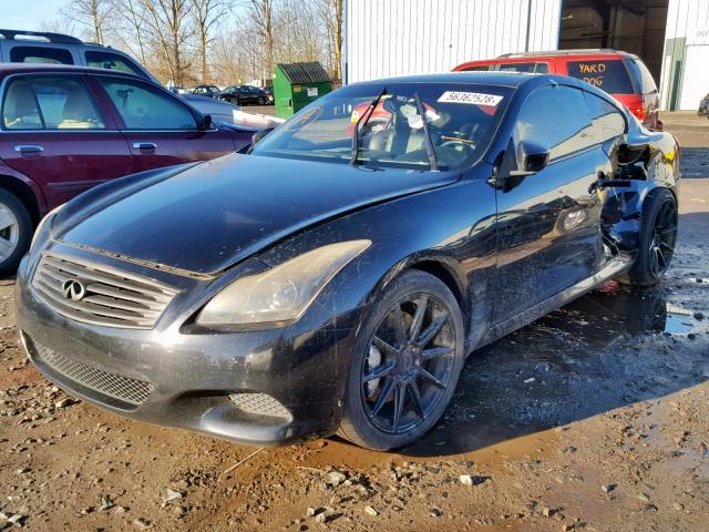 JNKCV64E88M114371 - 2008 INFINITI G37 BASE BLACK photo 2