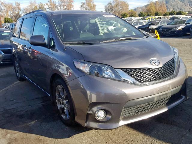 5TDXK3DC6ES498921 - 2014 TOYOTA SIENNA SPO GRAY photo 1