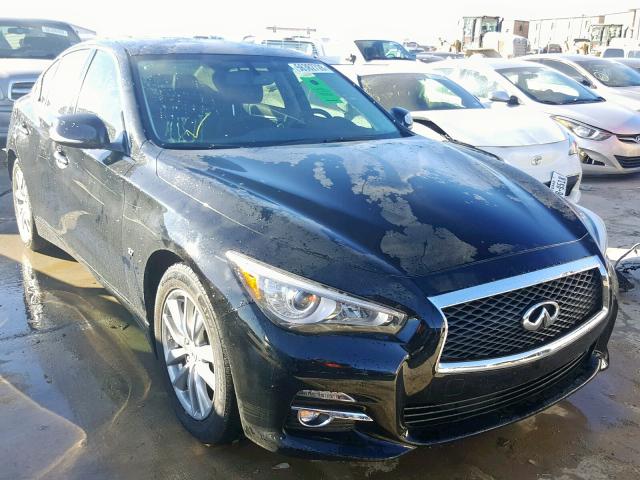 JN1BV7ARXFM414522 - 2015 INFINITI Q50 BASE BLACK photo 1