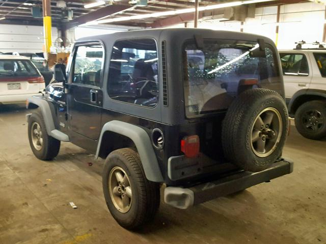 1J4FY19S2VP521601 - 1997 JEEP WRANGLER / BLACK photo 3