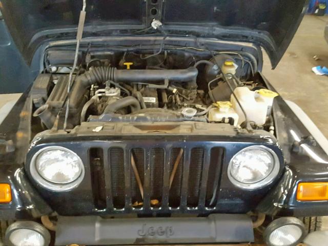 1J4FY19S2VP521601 - 1997 JEEP WRANGLER / BLACK photo 7