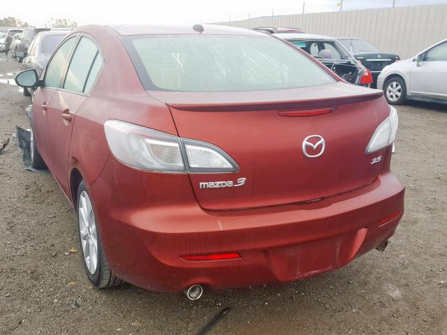 JM1BL1W53B1407736 - 2011 MAZDA 3 S RED photo 3