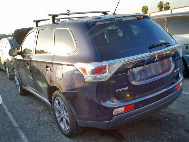 JA4AD3A34EZ012099 - 2014 MITSUBISHI OUTLANDER BLUE photo 3