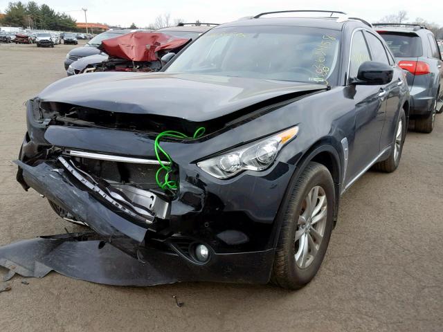 JN8AS1MW1BM734438 - 2011 INFINITI FX35 BLACK photo 2