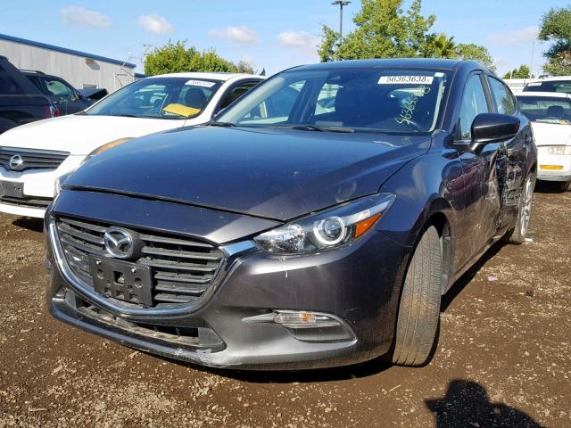 3MZBN1L70HM106625 - 2017 MAZDA 3 TOURING GRAY photo 2