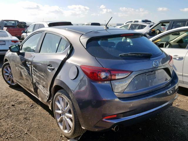 3MZBN1L70HM106625 - 2017 MAZDA 3 TOURING GRAY photo 3