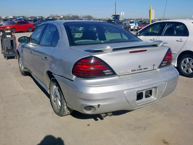 1G2NF52E94C201043 - 2004 PONTIAC GRAND AM S SILVER photo 3