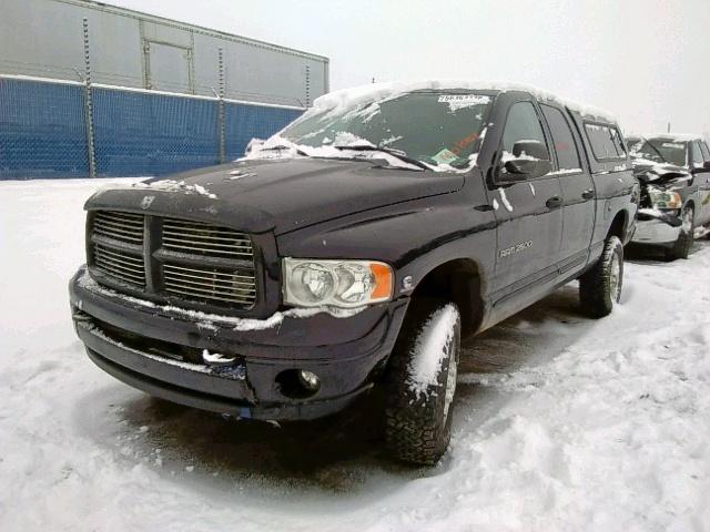 3D7KU28C94G251632 - 2004 DODGE RAM 2500 S BLACK photo 2