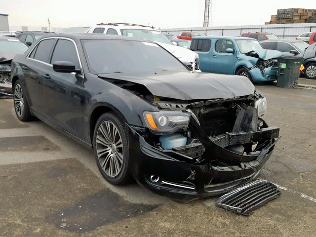 2C3CCABG8DH618421 - 2013 CHRYSLER 300 V6 BLACK photo 1