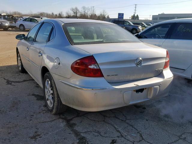 2G4WD562151192251 - 2005 BUICK LACROSSE C SILVER photo 3