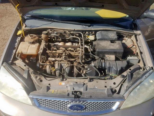 1FAFP34N35W176466 - 2005 FORD FOCUS ZX4 TAN photo 7