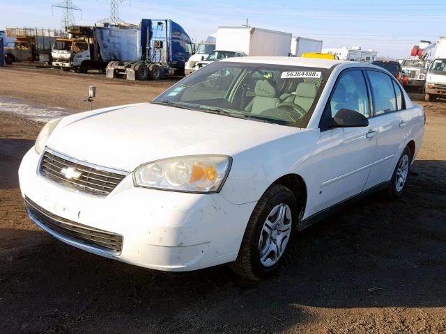 1G1ZS58F38F105897 - 2008 CHEVROLET MALIBU LS WHITE photo 2