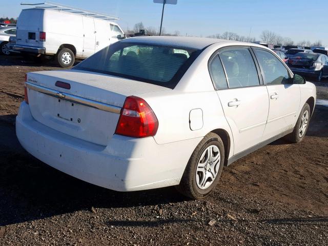 1G1ZS58F38F105897 - 2008 CHEVROLET MALIBU LS WHITE photo 4