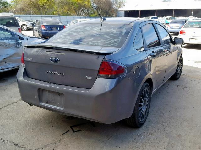 1FAHP3GN0BW135860 - 2011 FORD FOCUS SES CHARCOAL photo 4