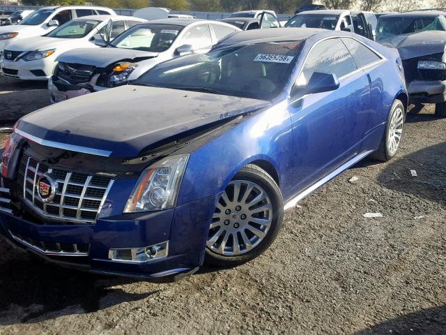 1G6DC1E35E0103538 - 2014 CADILLAC CTS PERFOR BLUE photo 2