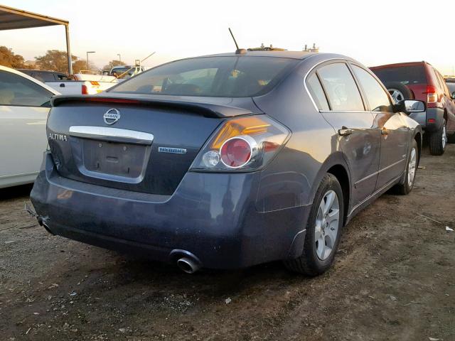 1N4CL21E19C104296 - 2009 NISSAN ALTIMA HYB GRAY photo 4